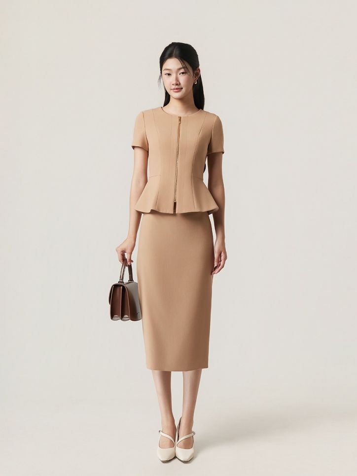 Chân váy dáng cơ bản dáng vừa