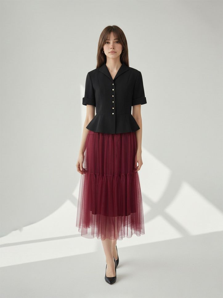 Chân váy dáng dài first class