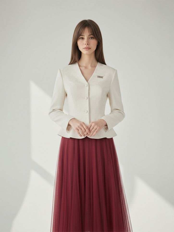 Áo Vest dáng cơ bản first class