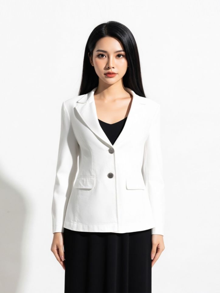 Áo vest khaki 2 lớp dáng vừa