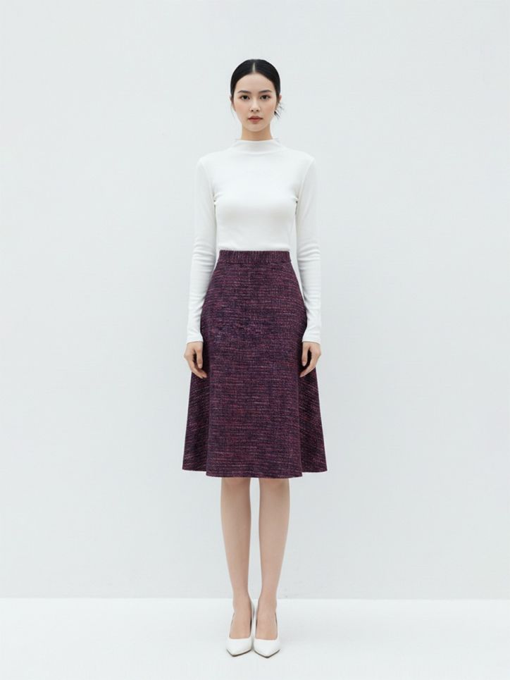 Chân váy nữ dáng vừa