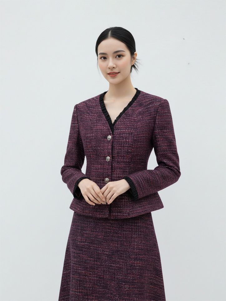 Áo Vest kẹp bèo trang trí