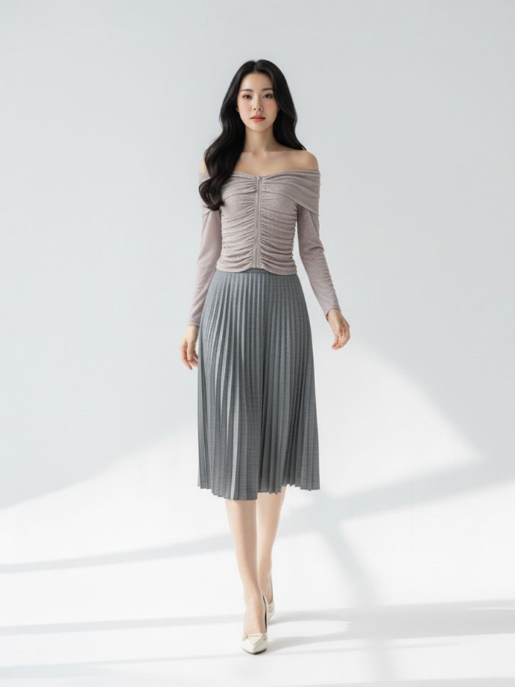 Chân váy nữ dáng vừa