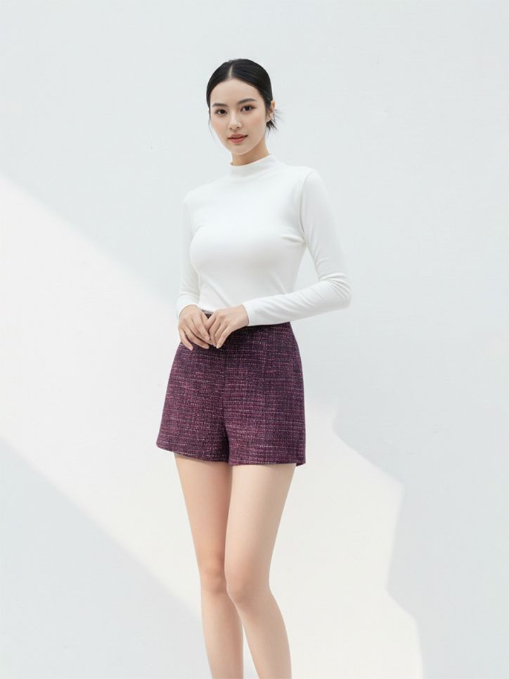 Quần soóc nữ dáng ngắn