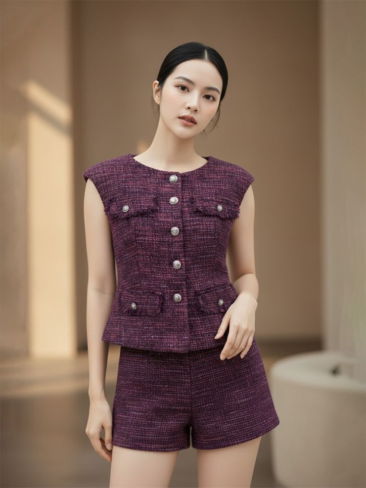 Áo ký giả dạ 2 lớp dáng vừa