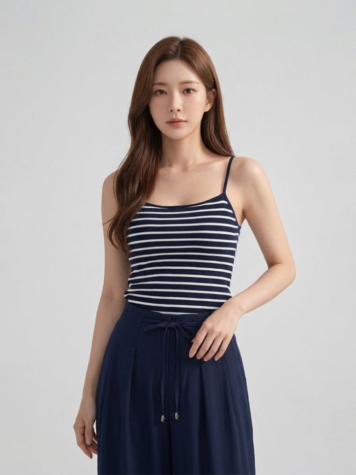 Áo hai dây vải thun