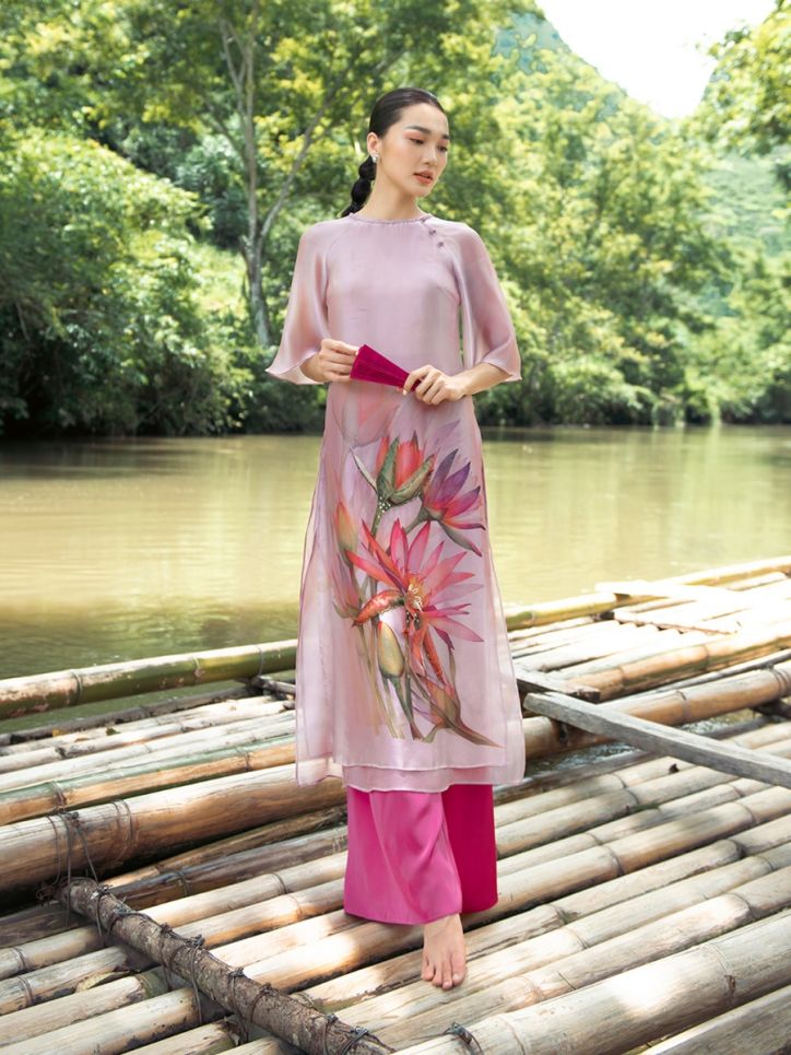 Quần áo dài lụa Chi Miên