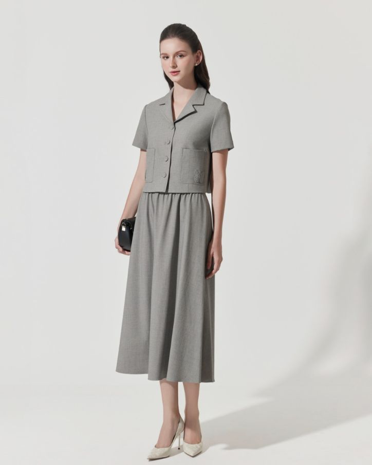 Chân váy Tuytxi cạp liền